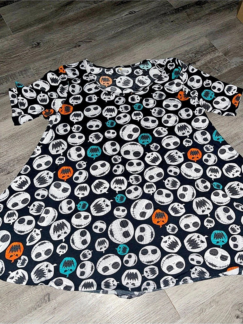 The Nightmare Before Christmas Jack Skellington Pumpkin King Tunic Size Large